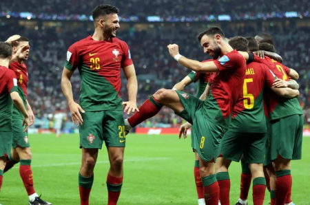 Portugal destroza a Suiza y está en 4tos de final