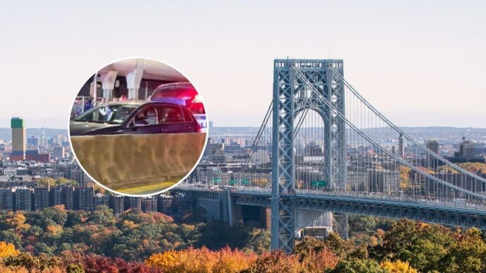 Balean a hombre en puente George Washington durante hora pico