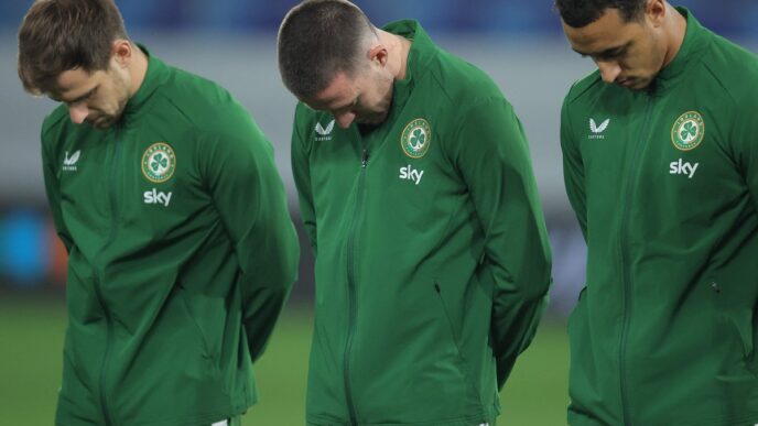 Irlanda se manifiesta en partido ante Israel en favor de Palestina